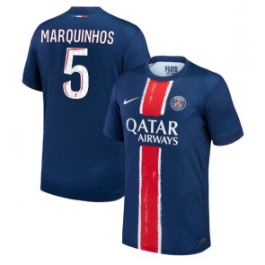 Paris Saint-Germain Marquinhos #5 Replika Hjemmebanetrøje 2024-25 Kortærmet